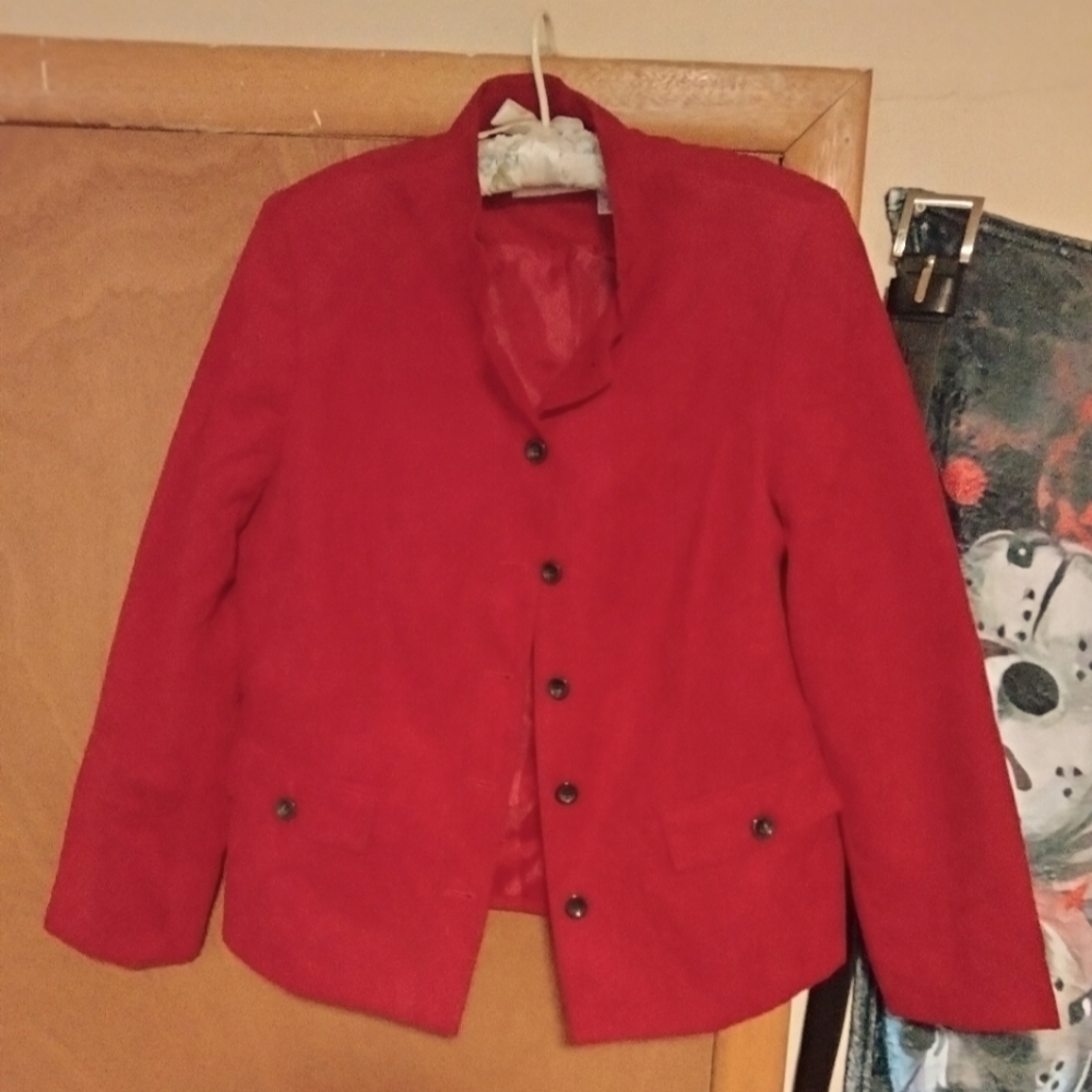Alfred Dunner Faux Suede Blazer